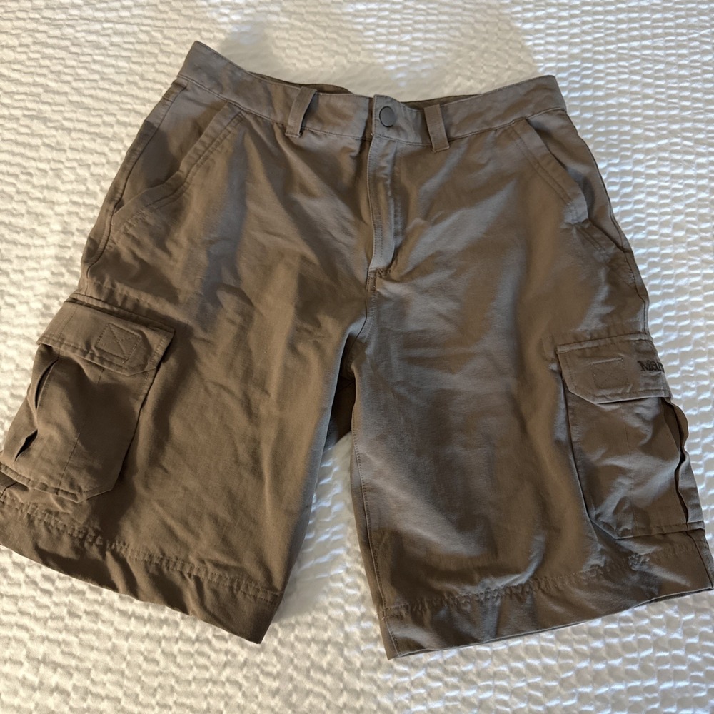 Marmot Men's Hiking Cargo Shorts Size 32 Beige Performance Stretch Outdoor